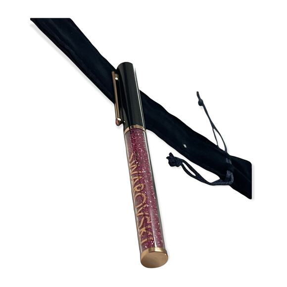 SWAROVSKI Rose Gold Crystalline Gloss Ballpoint Pen Pink Black - Picture 5 of 6